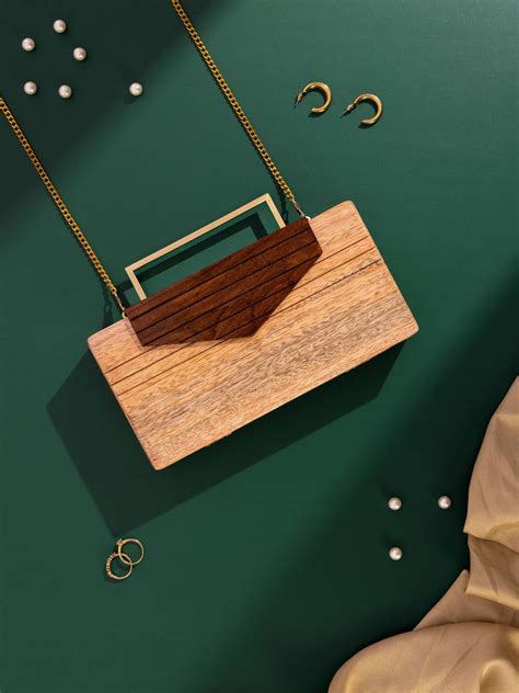 Rustic Wooden Clutch Bag – Inchmark