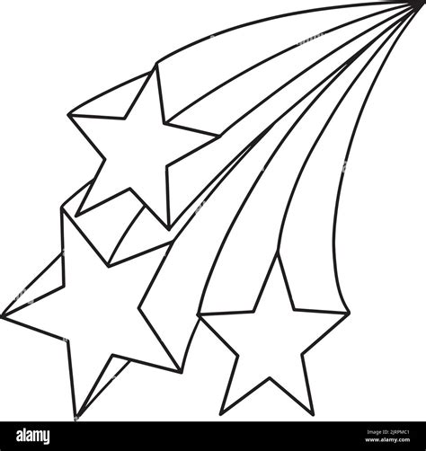 Shooting Star Cluster Clip Art