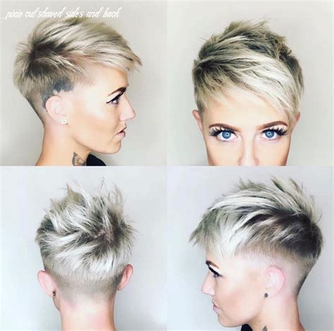 11 Pixie Cut Shaved Sides And Back | Short shaved hairstyles, Short ...