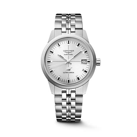 ULTRA-CHRON CLASSIC | Ø 37.00 mm, シルバー「サンレイ」 | L2.537.4.72.6 | LONGINES JP