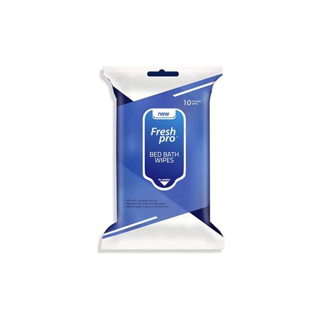 Freshpro Bed Bath Wipes Blue,32cm*32cm (10 Count) : Amazon.in: Beauty
