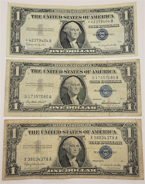 Same Year Different Look? 1957 $1 Bills : r/papermoney