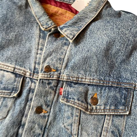 90s Levi's 70699 "sample" quilting lining denim jacket | What’z up