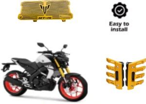 Gogna Mart CNC Shocker Protector Front Fender Slider Guard gold mt15 ...