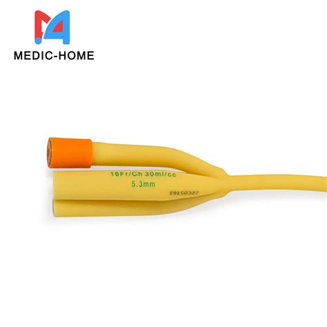 Latex Silicone Coated Three Way Foley Catheter with balloon 30ml CH/Fr ...