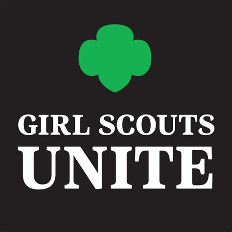 Girl Scouts Unite Event Set of Handheld Signs