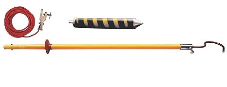 11kv Discharge Rod, Telescopic Type 3 Sections FRP Base, Extendable ...