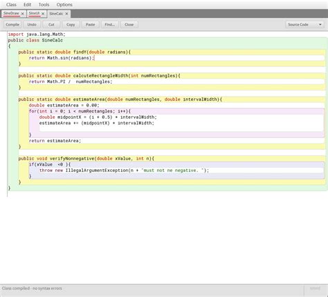 Image result for Code Sinus Java