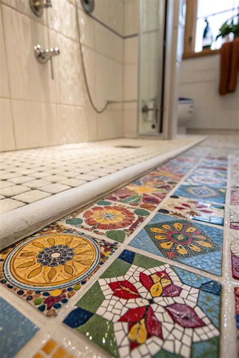 19+ Stylish Shower Floor Tile Ideas