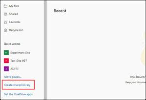 Image result for View Shared Libraries One Drive App