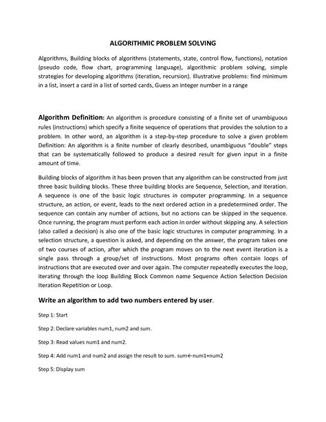 Image result for Algorithmic Problem Solving with Python