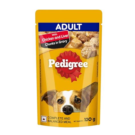 Buy Pedigree Chicken & Liver Chunks in Gravy Wet Food for Adult Dog ...