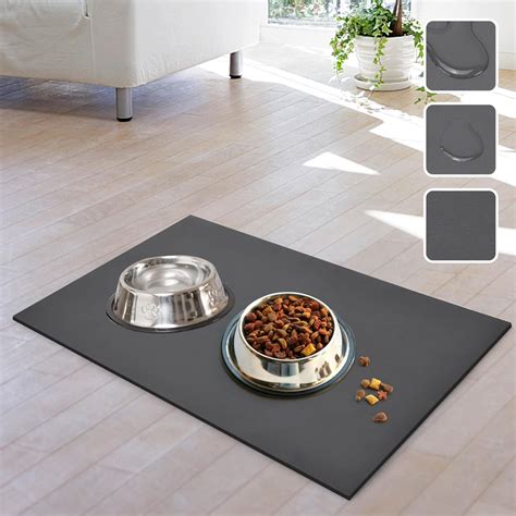 Amazon.com: 34 * 22'' Dog Food Mats for Floors, Super Absorbent Pet ...