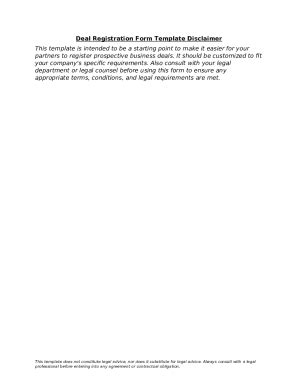 deal-registration--template.docx Doc Template | pdfFiller