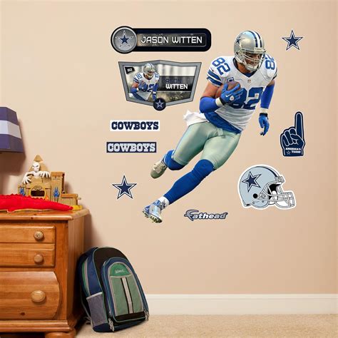 NFL Dallas Cowboys Jason Witten Fathead Wall Decal, Junior : Amazon.in ...