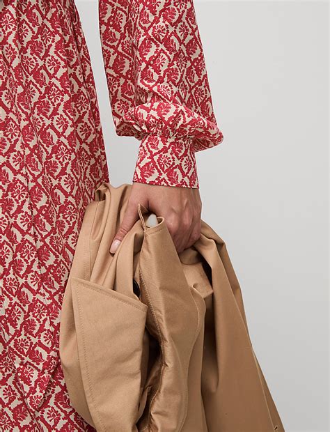 Buy Printed V-Neck Midi Shirt Dress at Marks & Spencer