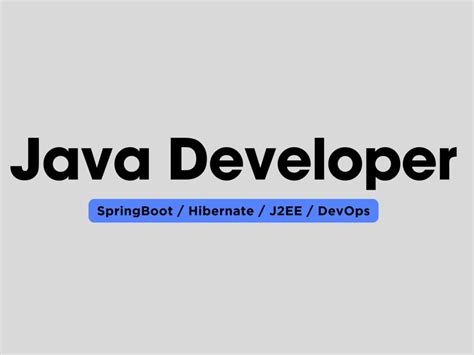 Image result for Java Spring Boot API Developer