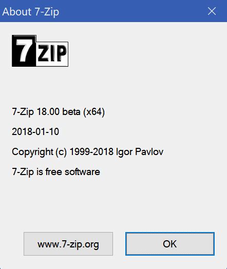 Latest 7-Zip Update Solved - Windows 10 Forums