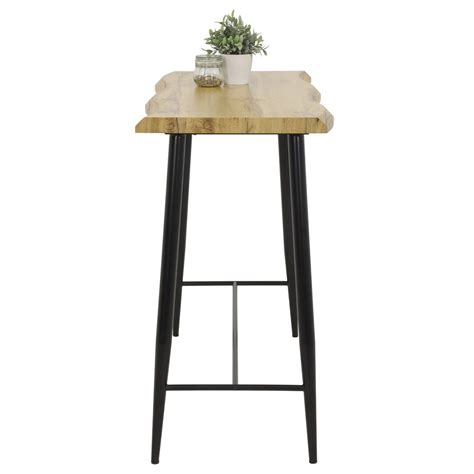 Barový stůl GABRYS I BT dub/černá | Sconto