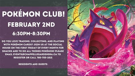 Pokemon Club, Chappelle Gardens Residents Association, Edmonton ...