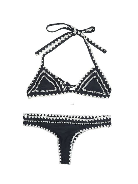 SAME SWIM Black Two Piece Swimsuit Size S - 65% off | thredUP