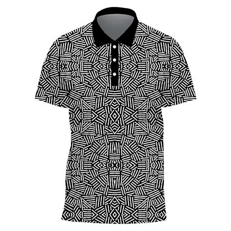 Iconic black Golf Shirt – Martin West Designs