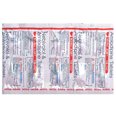 Nebi-AM Tablet 10's Price, Uses, Side Effects, Composition - Apollo ...