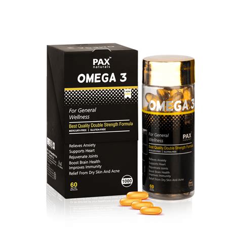 Omega 3 Fish Oil Capsules - Paxnaturals – Pax Natural