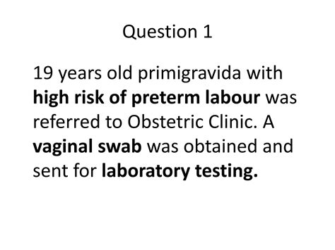 OSCE Fetal Fibronectin Test | PPT