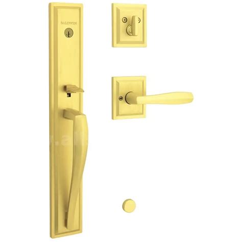 Baldwin Torrey Pines Front Entry Handleset with Interior Lever ...