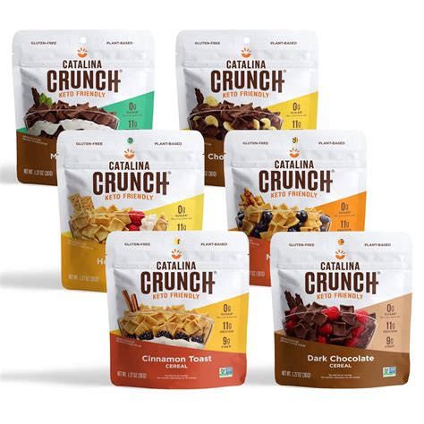 Amazon.com: Catalina Crunch Keto Protein Cereal Variety Pack (6 Flavors ...