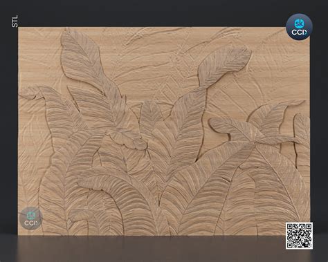 Wood Wall Art, Jungle STL Model, CNC Router Carving ArtCAM File, Wall ...