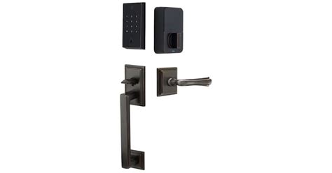 Emtek EMP22226WMRHUS10B Empowered 2 Hamden Right Handed Sectional ...