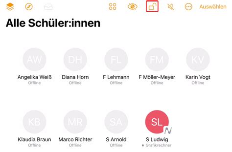 Classroom Apps starten und sperren - Dokumentation