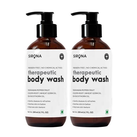 Buy Sirona Natural Anti Fungal Therapeutic Body Wash for Men And Women ...
