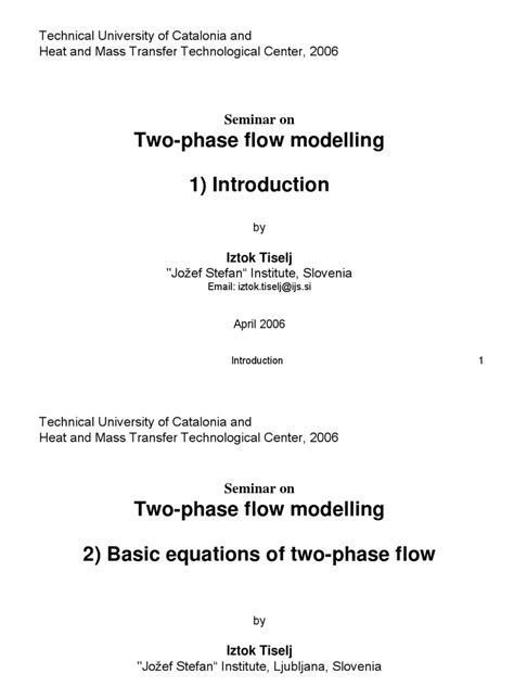 Separated Two-Phase Flow Model Equations 的图像结果