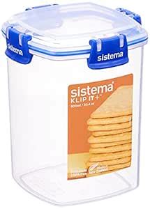 Buy Sistema - 900 Ml Cracker Klip It Plus Stackable Storage Container ...