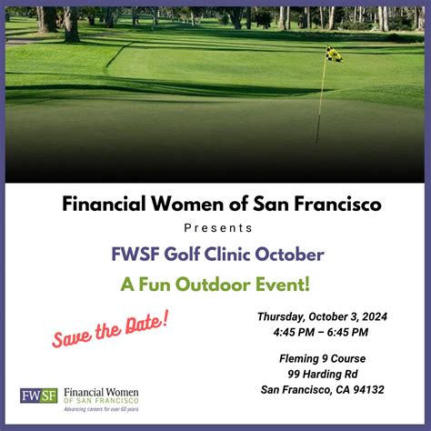 Our fourth golf event will be at Harding Park–Fleming 9 hole course out ...