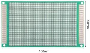 SunRobotics 9 x 15 cm Universal PCB Prototype Board Double-Side ...