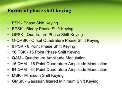 Phase shift keying(PSK) | PPSX