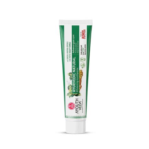 Ayouthveda Natural Whitening Toothpaste Net qty.- 100 g each Set of 2
