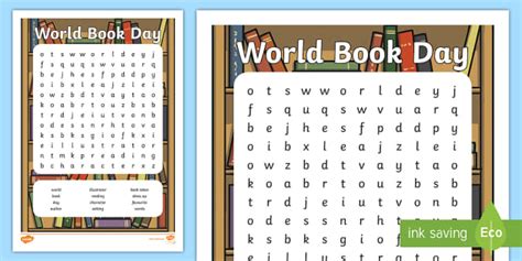 KS1 World Book Day Word Search (teacher made) - Twinkl