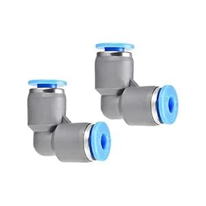 M METERXITY 2 Pack Pneumatic Air Elbow - 90 Degree Push to Connect Air ...