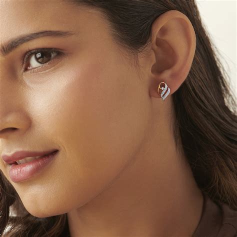 Heavenly Fancy Diamond Stud Earrings