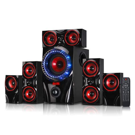 5.1 Channel Home Theater Speaker System Bluetooth Satellite PC Gaming ...