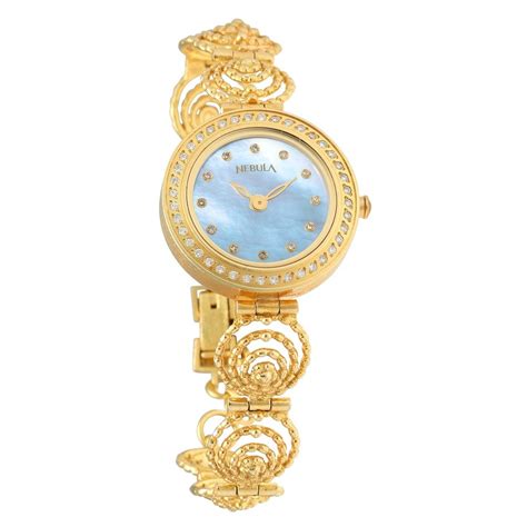 Buy Online Titan Nebula Nakashi Quartz Analog 18 Karat Solid Gold Watch ...