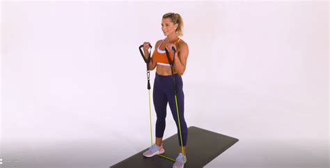 Resistance Band Bicep Curls