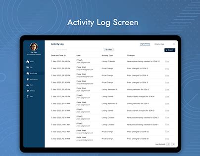 Image result for Activity Log UI