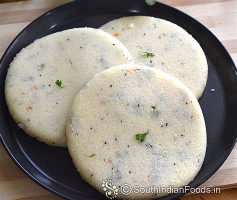 Rava Thatte idli-How to make-Stepwise Pictures & Video