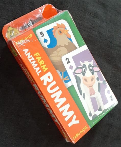 Farm Animal Rummy Card Game – Books and You